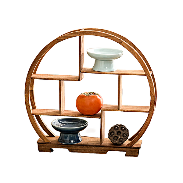 Elm Tea Set Tea Rack Display Stand