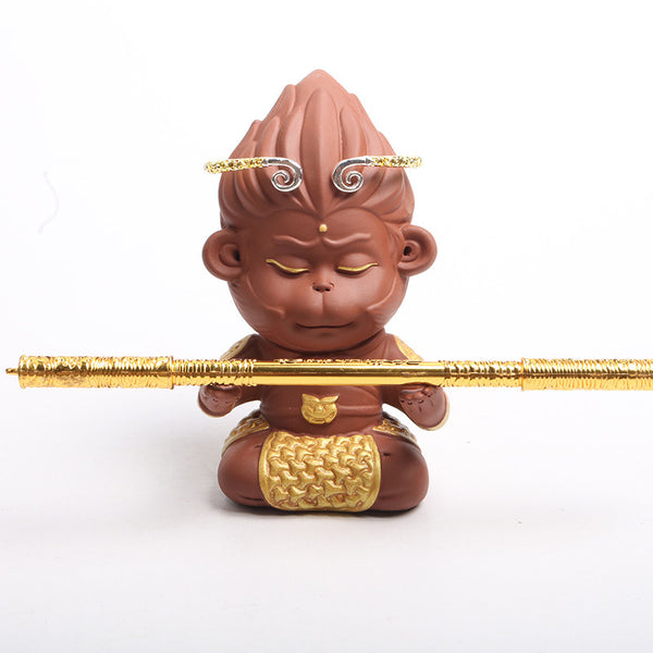 Purple Clay Sun Wukong Monkey Tea Pet