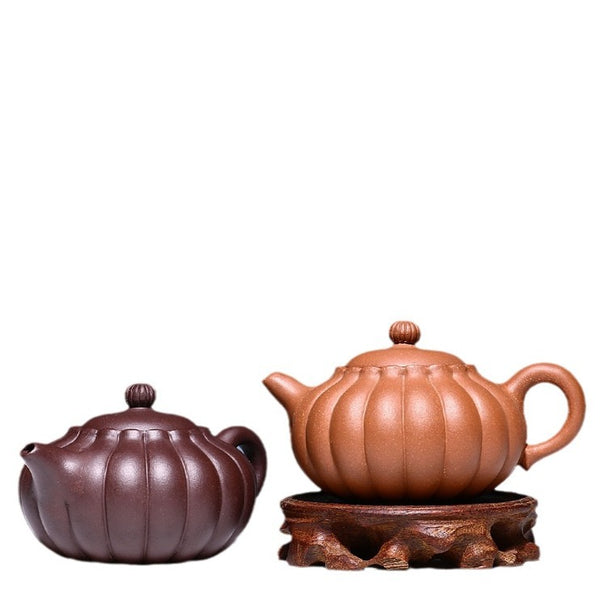 Yixing Chrysanthemum Teapot Purple Clay Pot