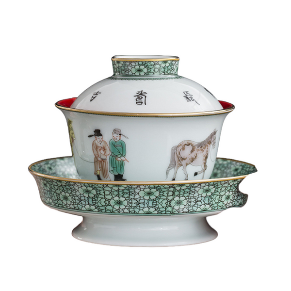 Enamel Porcelain Gaiwan