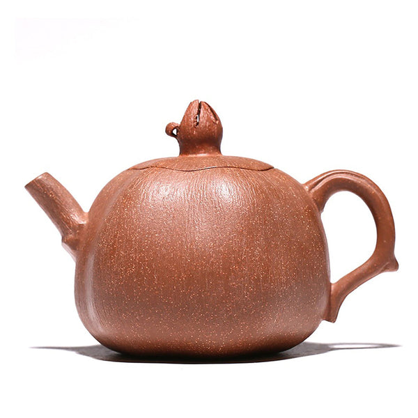 Handmade Purple Clay Pot Pomegranate Teapot 100cc